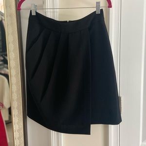 Black, size 4 faux wrap pencil skirt in size 4